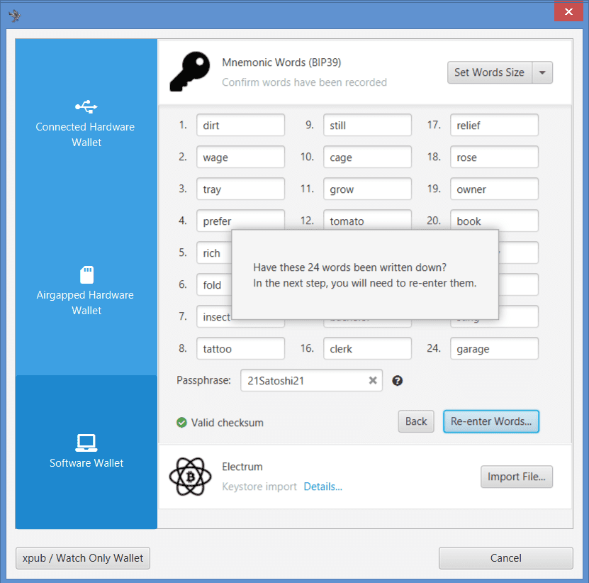 Bitcoin Wallets For Beginners, Part Four: Installing Sparrow Wallet 13