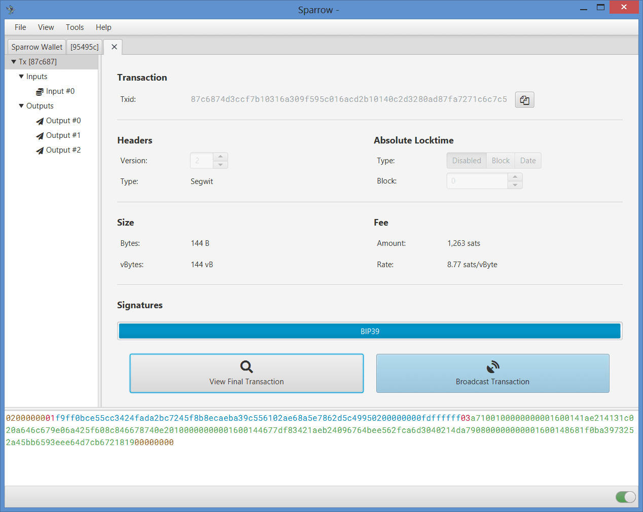 Bitcoin Wallets For Beginners, Part Four: Installing Sparrow Wallet 26