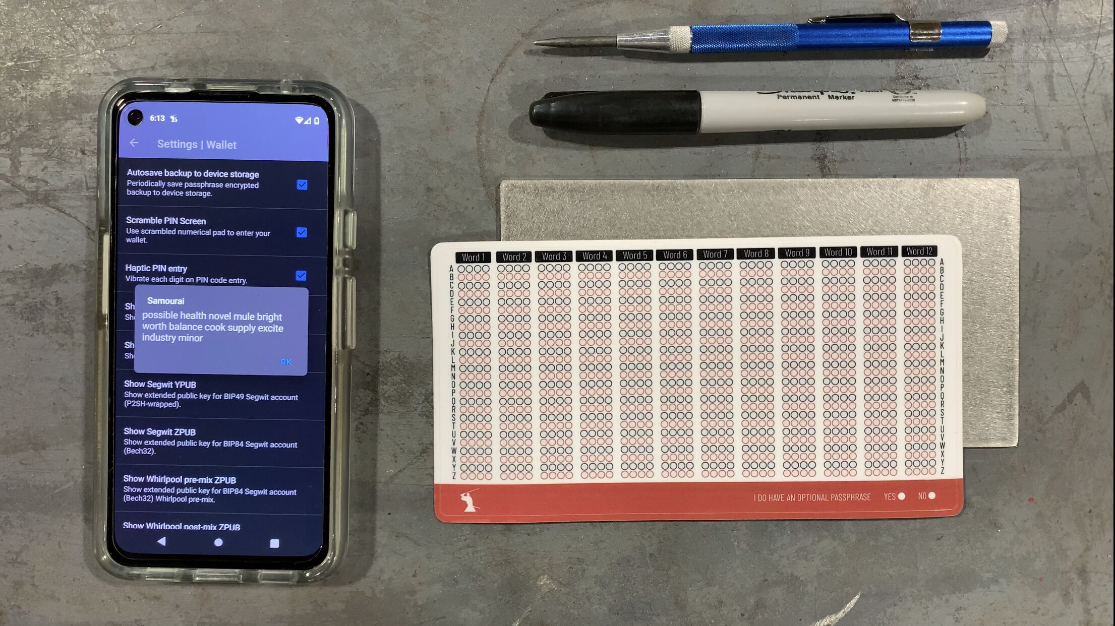 How To Back Up Your Bitcoin Seed With RoninSteel 7