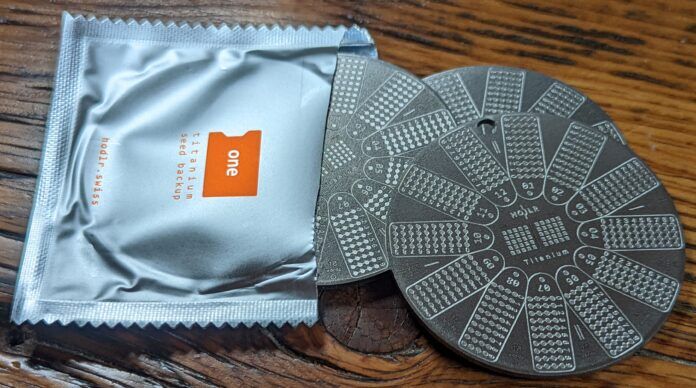 How To Back Up Your Bitcoin In Case Of Emergency With The Hodlr One Titanium 1