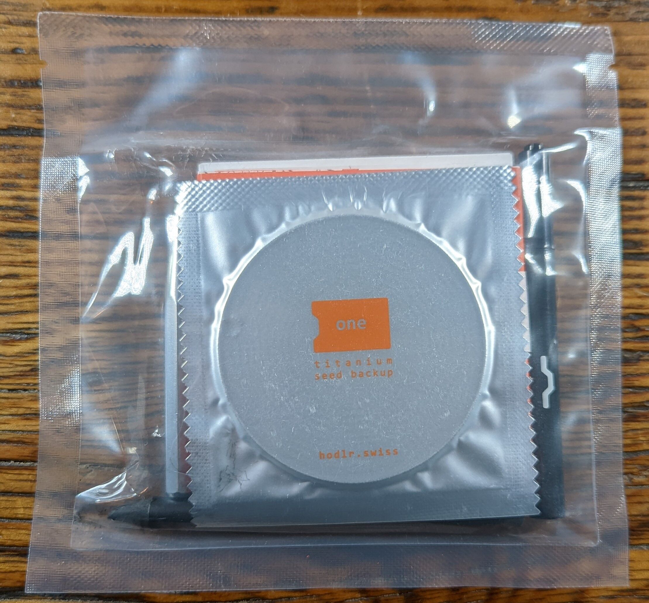 How To Back Up Your Bitcoin In Case Of Emergency With The Hodlr One Titanium 4