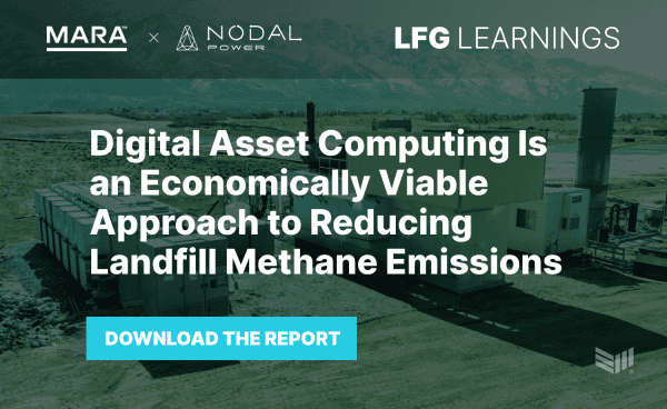 LFG Learnings Report: Digital Asset Computing Is an Economically Viable Approach to Reducing Landfill Methane Emissions 11 LFG 학습 보고서: 디지털 자산 컴퓨팅은 매립지 메탄 배출량을 줄이는 경제적으로 실행 가능한 접근 방식입니다. 12