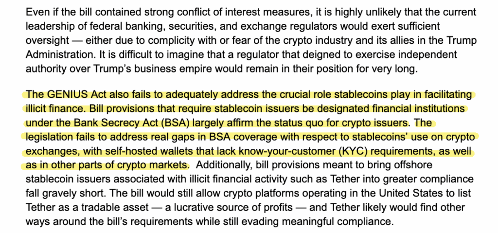 Bitcoiners Should Care About The GENIUS Act 2 비트코인 사용자들은 GENIUS 법안에 관심을 가져야 합니다. 3