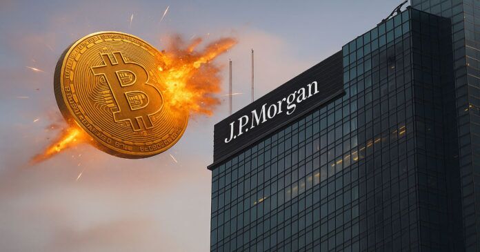 JP모건, 비트코인 가격이 금에 비해 저평가되었다고 언급하며 16만 5천 달러로의 상승 경로를 전망하다. 1